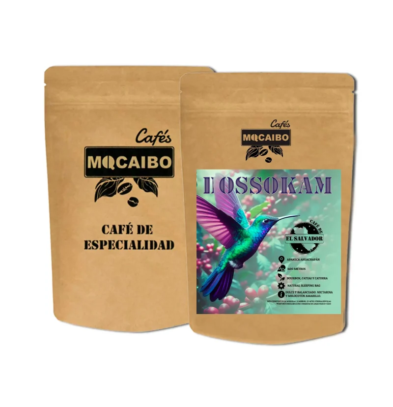 CAFÉ DE ESPECIALIDAD DOSSOKAM EL SALVADOR DE CAFES MOCAIBO