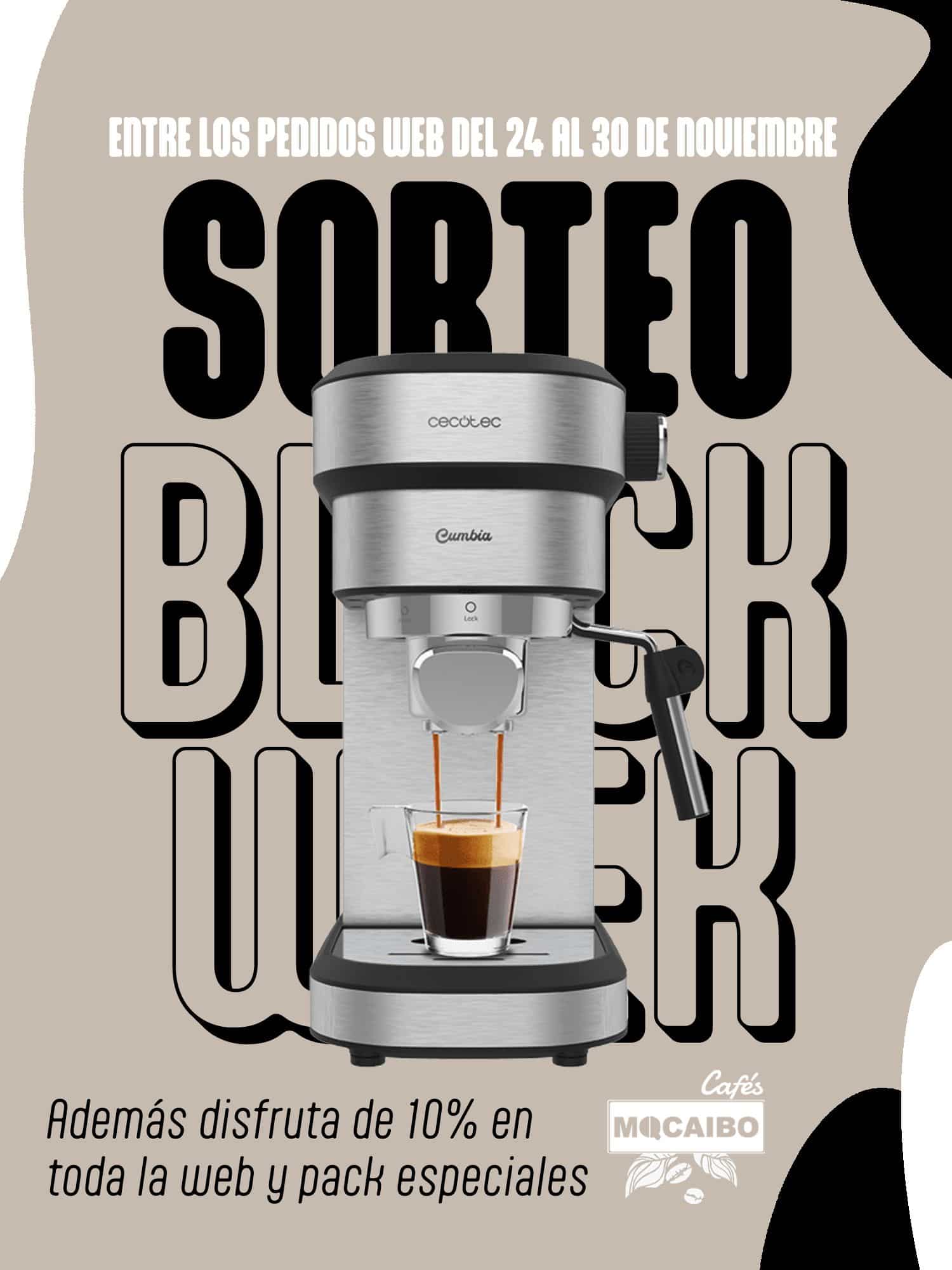 Bases del sorteo de Cafés Macaibo entre el 24 de NOVIEMBRE y 30 de NOVIEMBRE de 2025