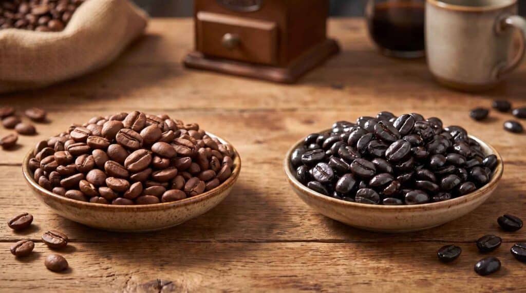 Café natural Vs Café torrefacto